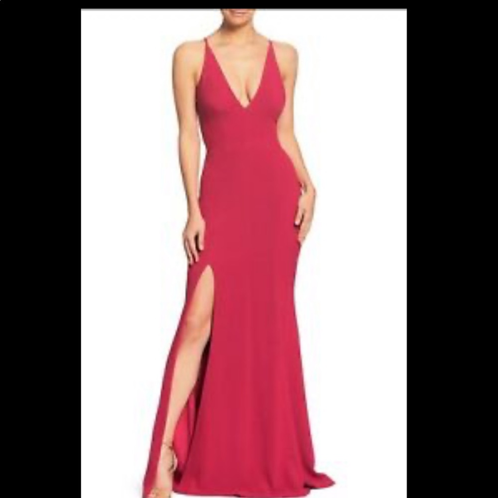 Dress the Population Mermaid Pink Ball Gown